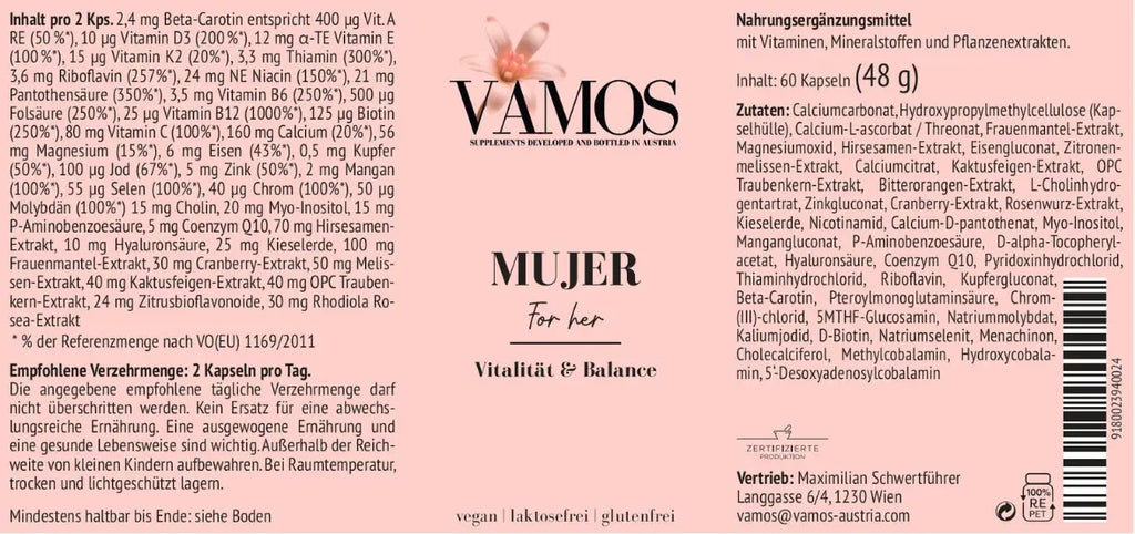 VAMOS MUJER (Vitalität & Balance) VAMOS AUSTRIA